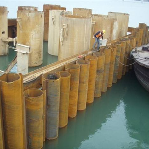 湖南钢护筒现场安装